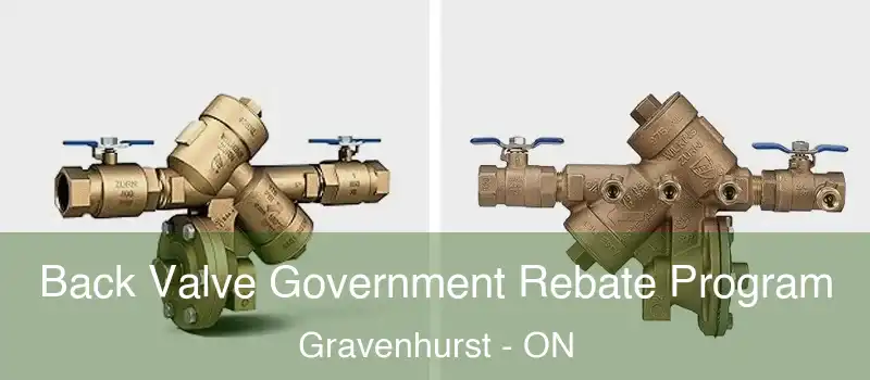 Back Valve Government Rebate Program Gravenhurst - ON