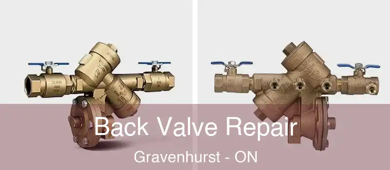 Back Valve Repair Gravenhurst - ON