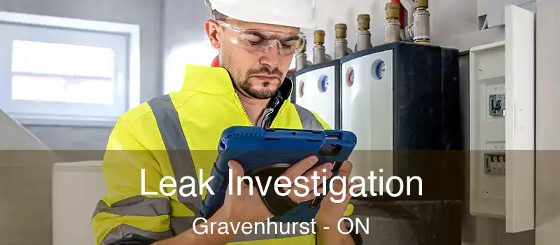 Leak Investigation Gravenhurst - ON