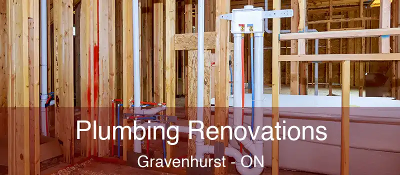 Plumbing Renovations Gravenhurst - ON