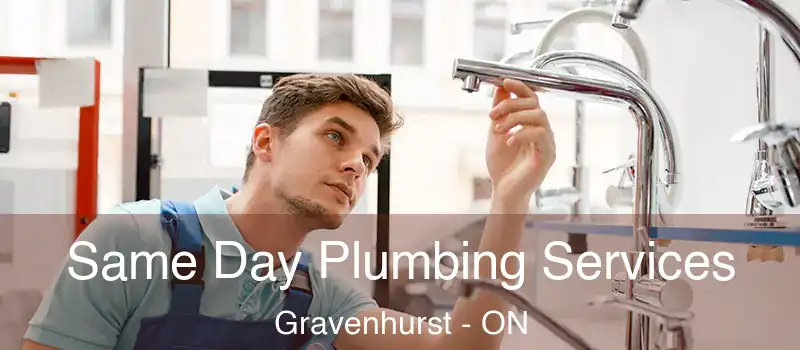 Same Day Plumbing Services Gravenhurst - ON