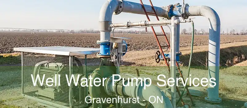 Well Water Pump Services Gravenhurst - ON